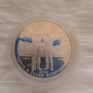 2004-P 90% SILVER PROOF LEWIS & CLARK BICENTENNIAL SILVER DOLLAR